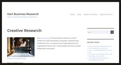 Desktop Screenshot of hartbusinessresearch.com